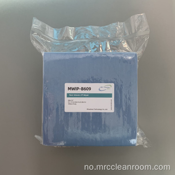 68gsm blå ikke-vevde cellulosepolyester-våtservietter